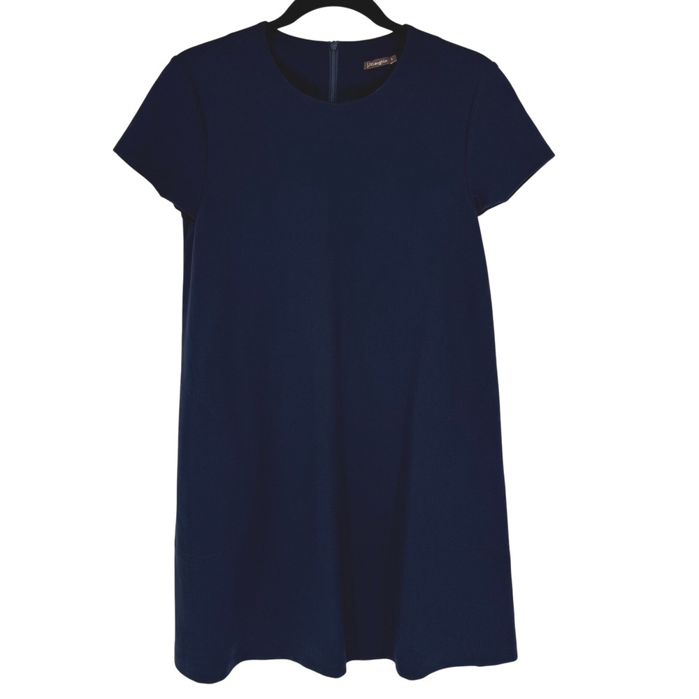 J. MCLAUGHLIN NAVY BLUE‎ A-LINE KNEE LENGTH DRESS SMALL NWT